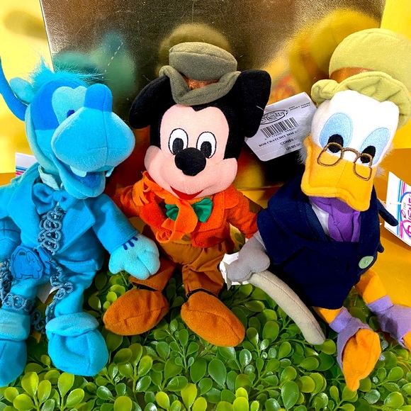 DISNEY SCROOGE DONALD DUCK GOOFY MICKEY MOUSE NWT VTG 90s BEAN BAG PLUSH (3) - Picture 7 of 16